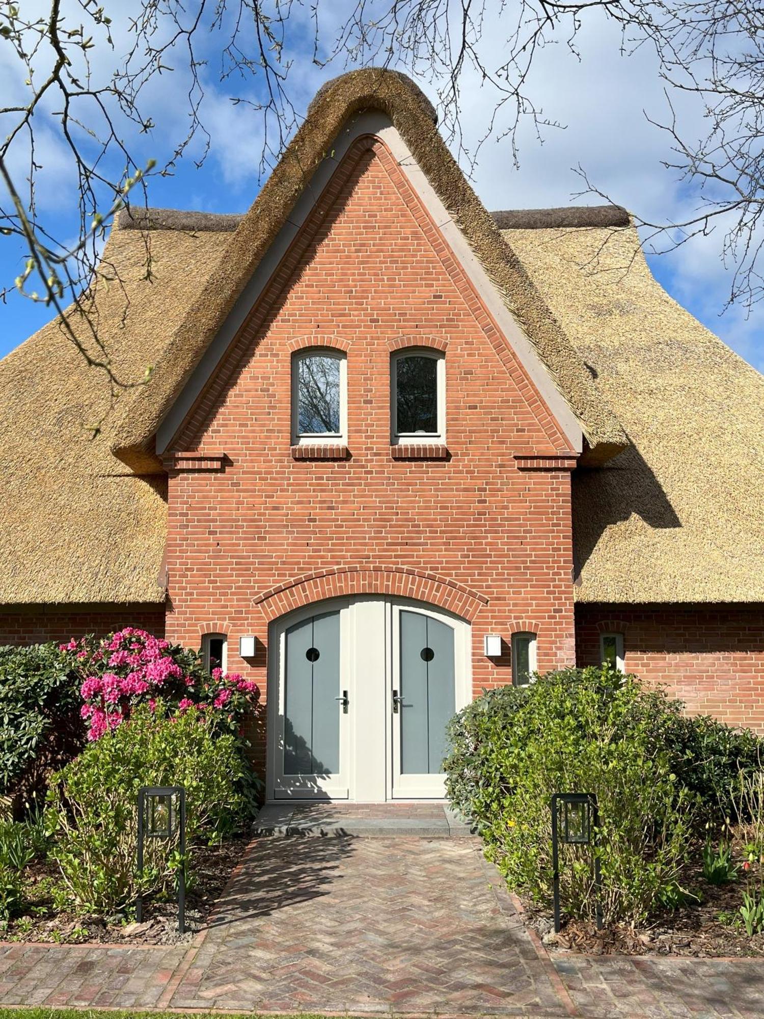 Reetdach-Landhaus Mini Haubarg 타팅 외부 사진